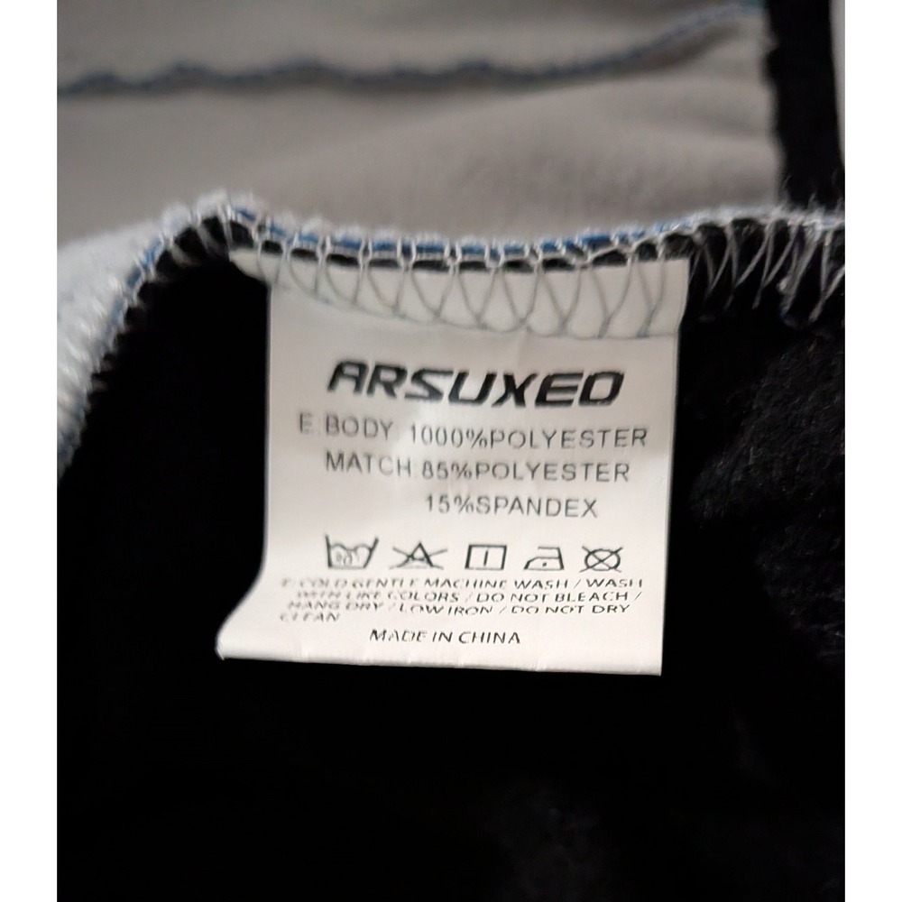 ARSUXEO Cycling Jacket Soft Shell Fleece Windproof Waterproof Reflective XL Blue - Picture 7 of 7